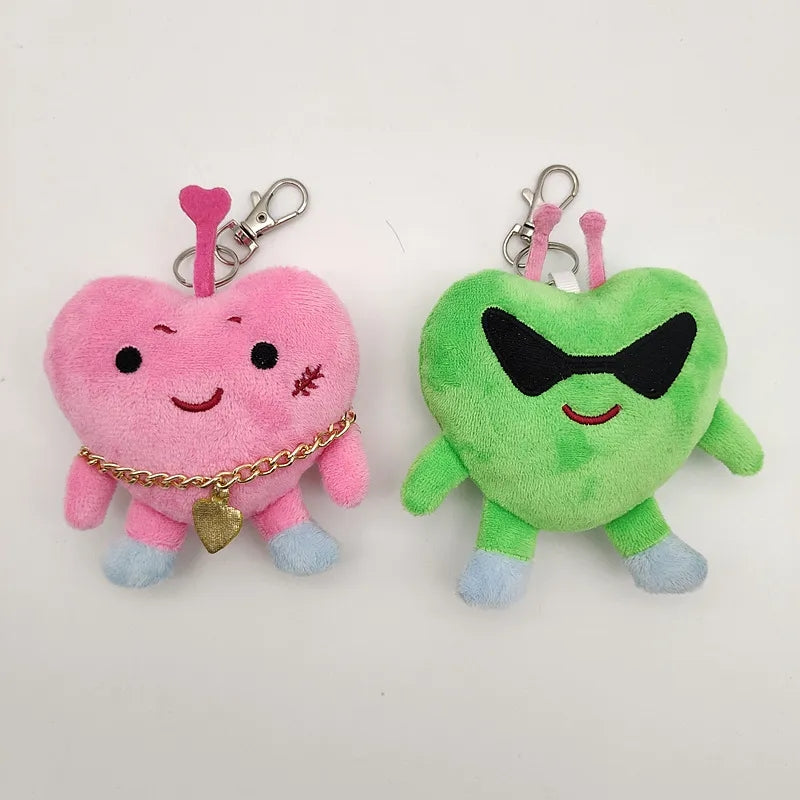 STRAY KIDS PIPI HEART TUNG AND HEART TAENG PLUSH KEYCHAIN