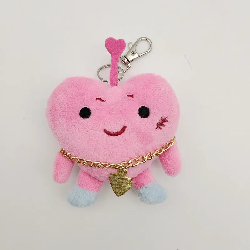 STRAY KIDS PIPI HEART TUNG AND HEART TAENG PLUSH KEYCHAIN