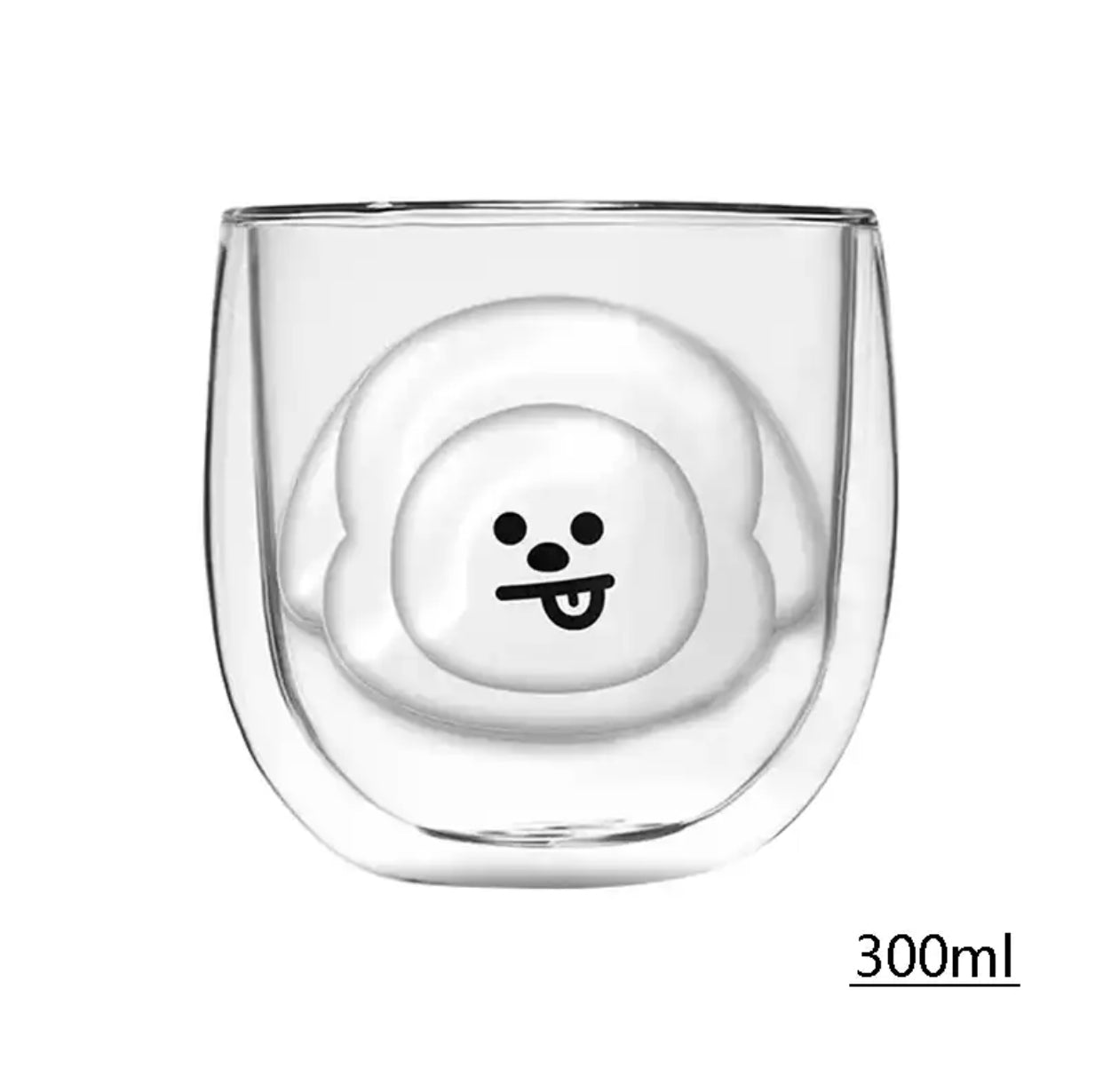 BTS BT21 Glass Cup