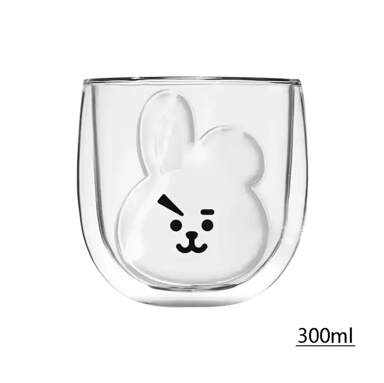 BTS BT21 Glass Cup