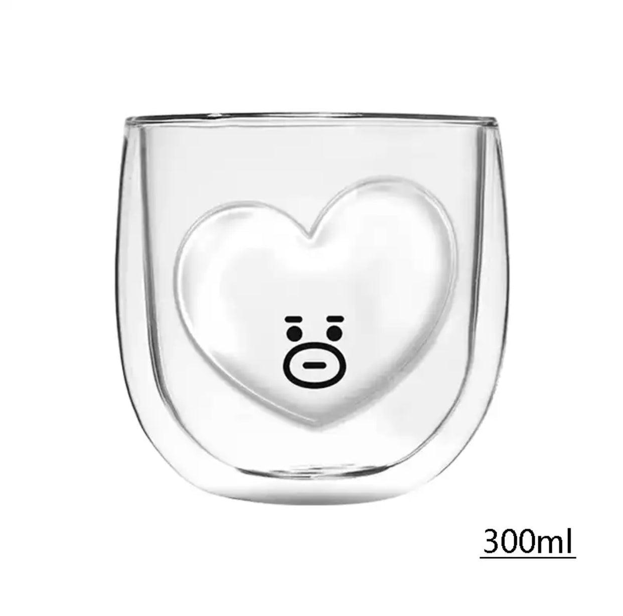 BTS BT21 Glass Cup