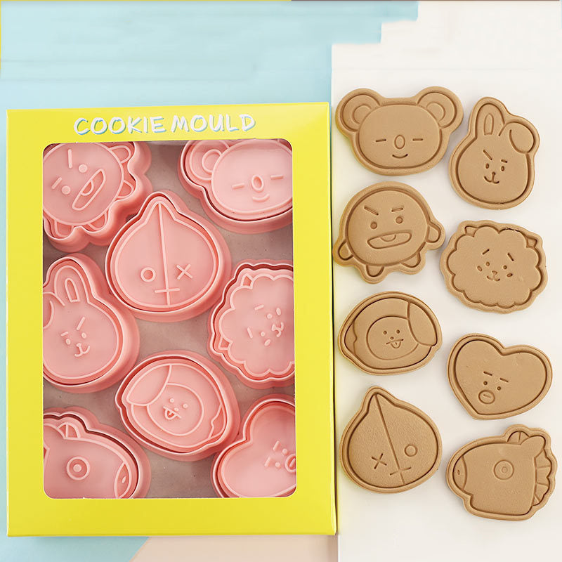 BTS BT21 Cookie Cutter 8pcs Set