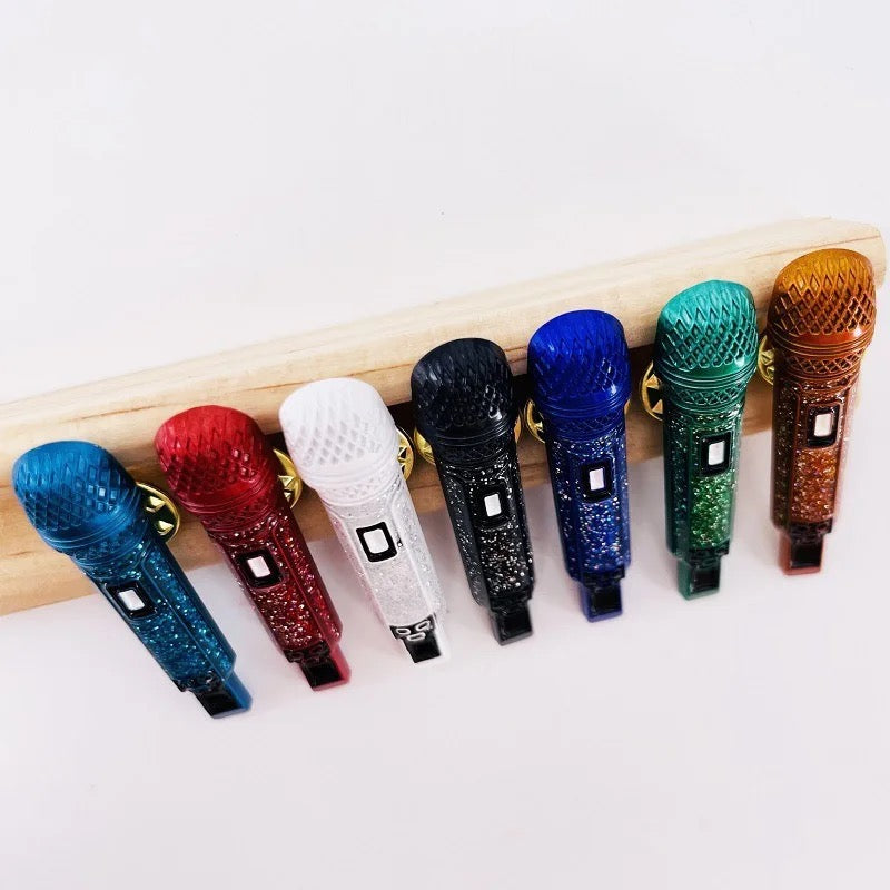 BTS Microphone Pin Badge Set