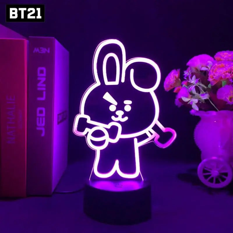 BTS BT21 Acrylic Lamp