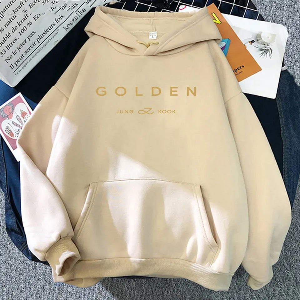 BTS JUNGKOOK GOLDEN HOODIE