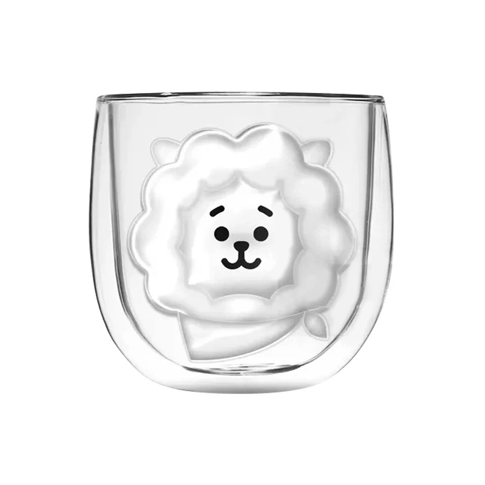 BTS BT21 Glass Cup