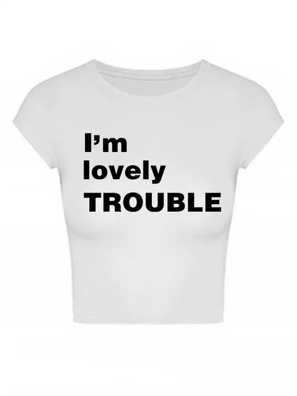 IVE Rei’s Style Lovely Trouble Tee