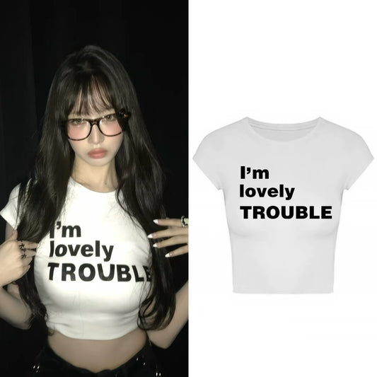 IVE Rei’s Style Lovely Trouble Tee