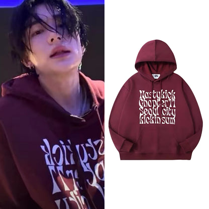 Stray Kids Hyunjin’s Style Seoul Hoodie