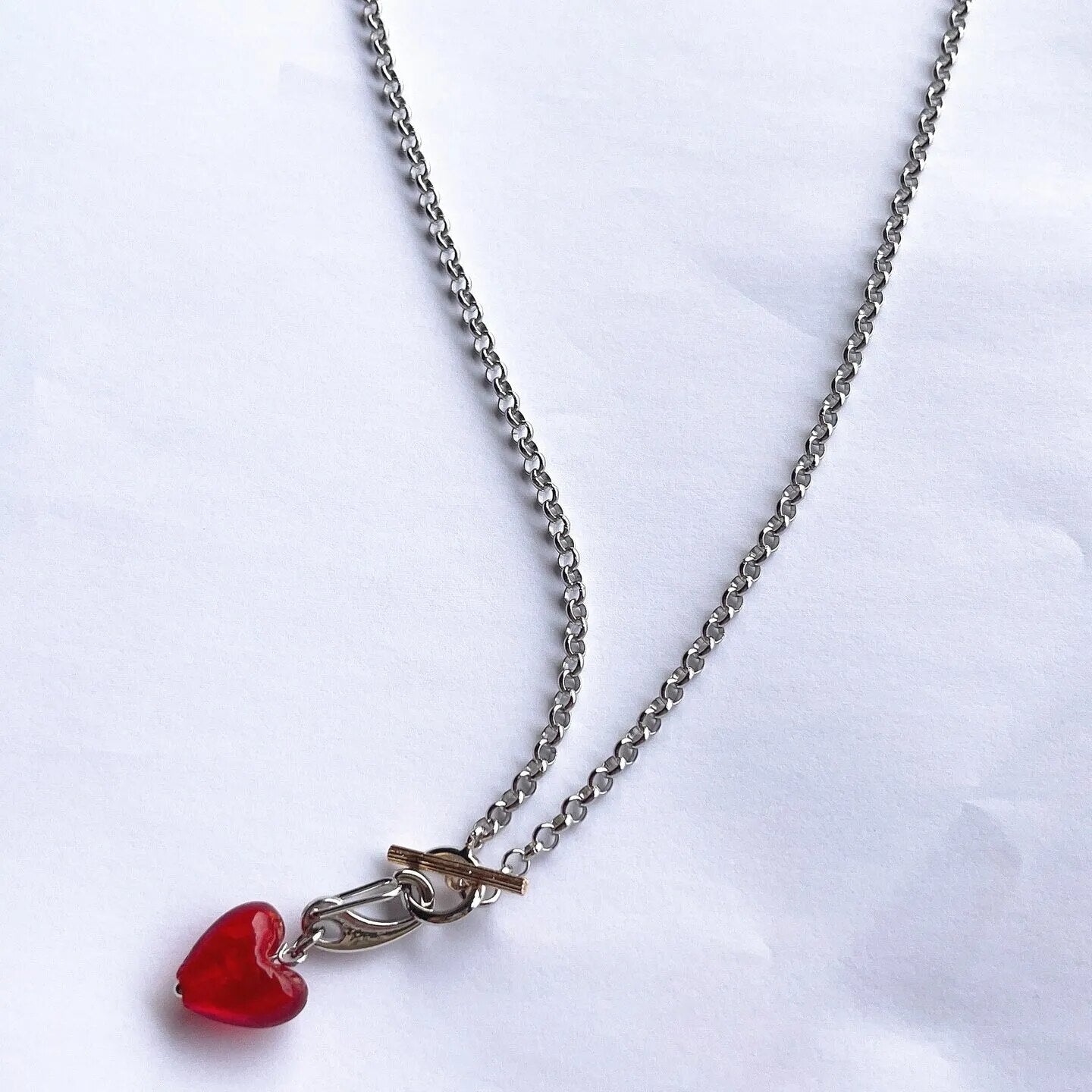 Stray Kids Felix & Hyunjin Style Heart Pendant Necklace