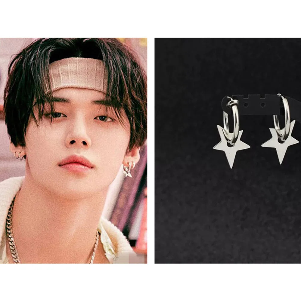 TXT Yeonjun’s Style Star Earrings