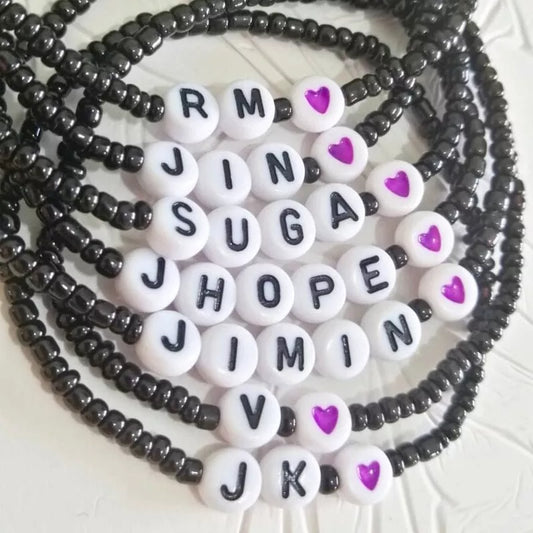 BTS Member Name Bracelet