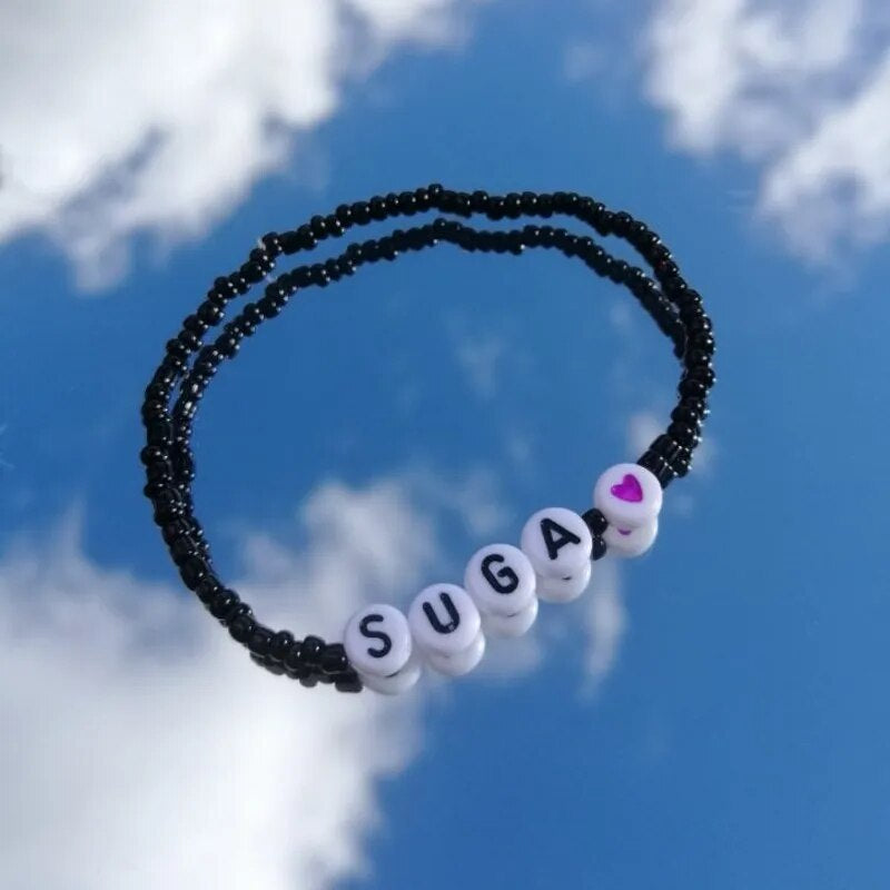 BTS Member Name Bracelet