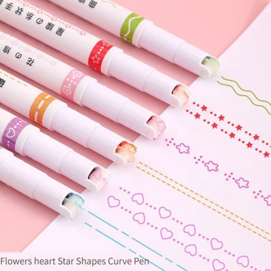 Pen Roller Highlighter Figure Shape SET