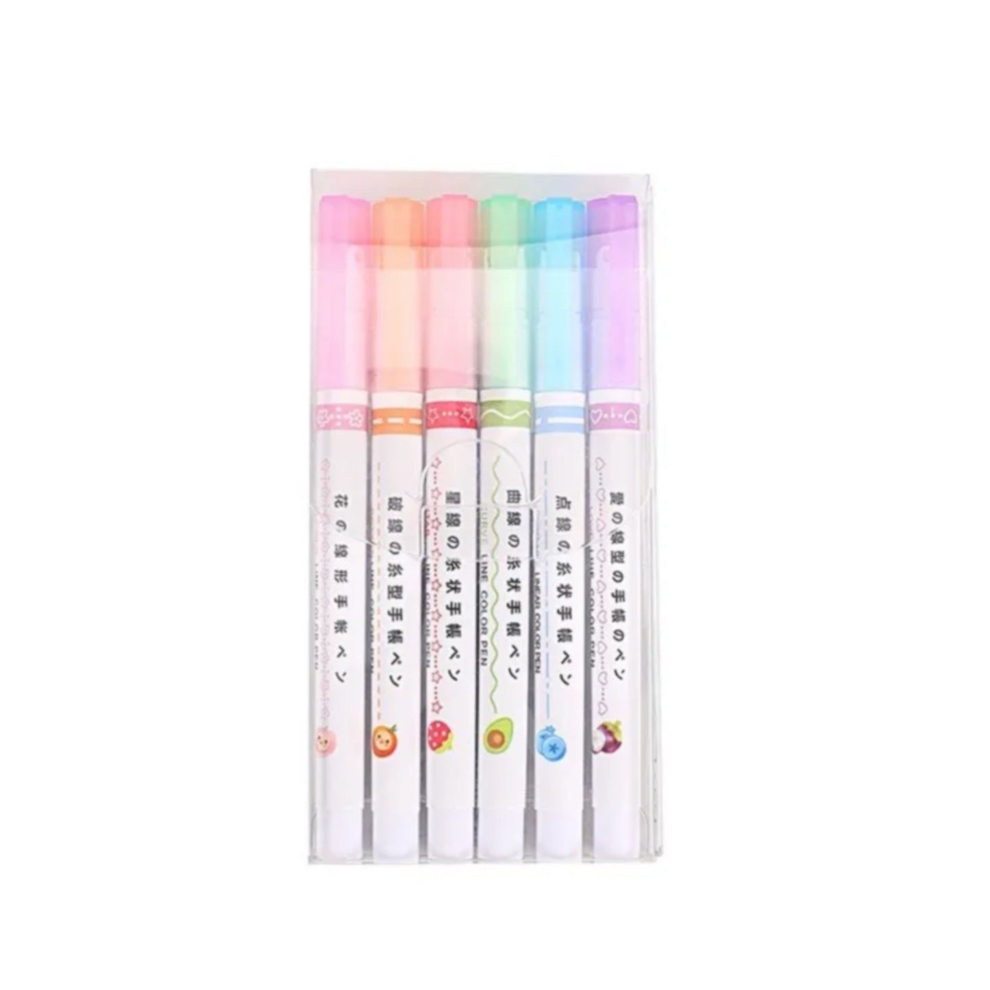 Pen Roller Highlighter Figure Shape SET