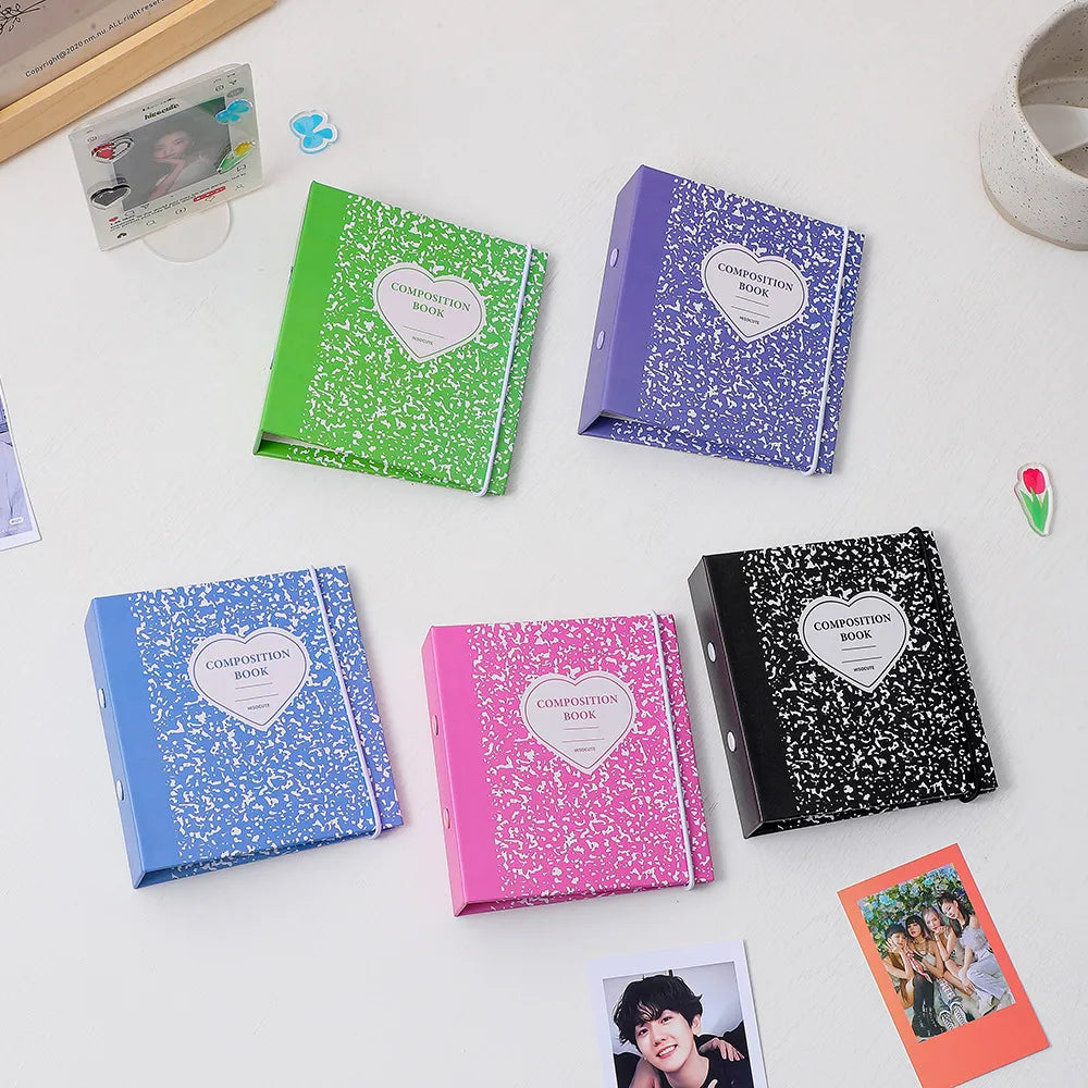 Love Heart Marble Photocard Binder