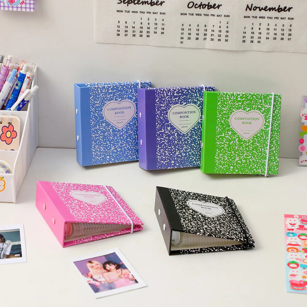 Love Heart Marble Photocard Binder