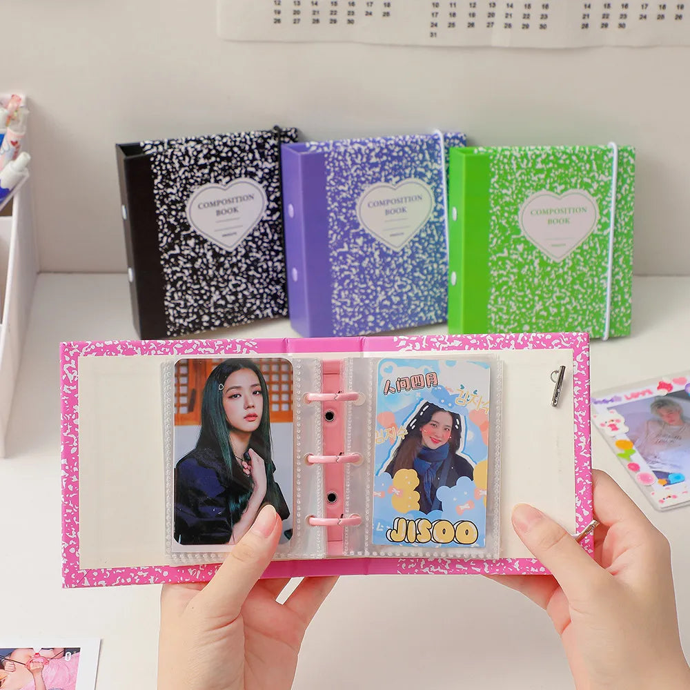 Love Heart Marble Photocard Binder