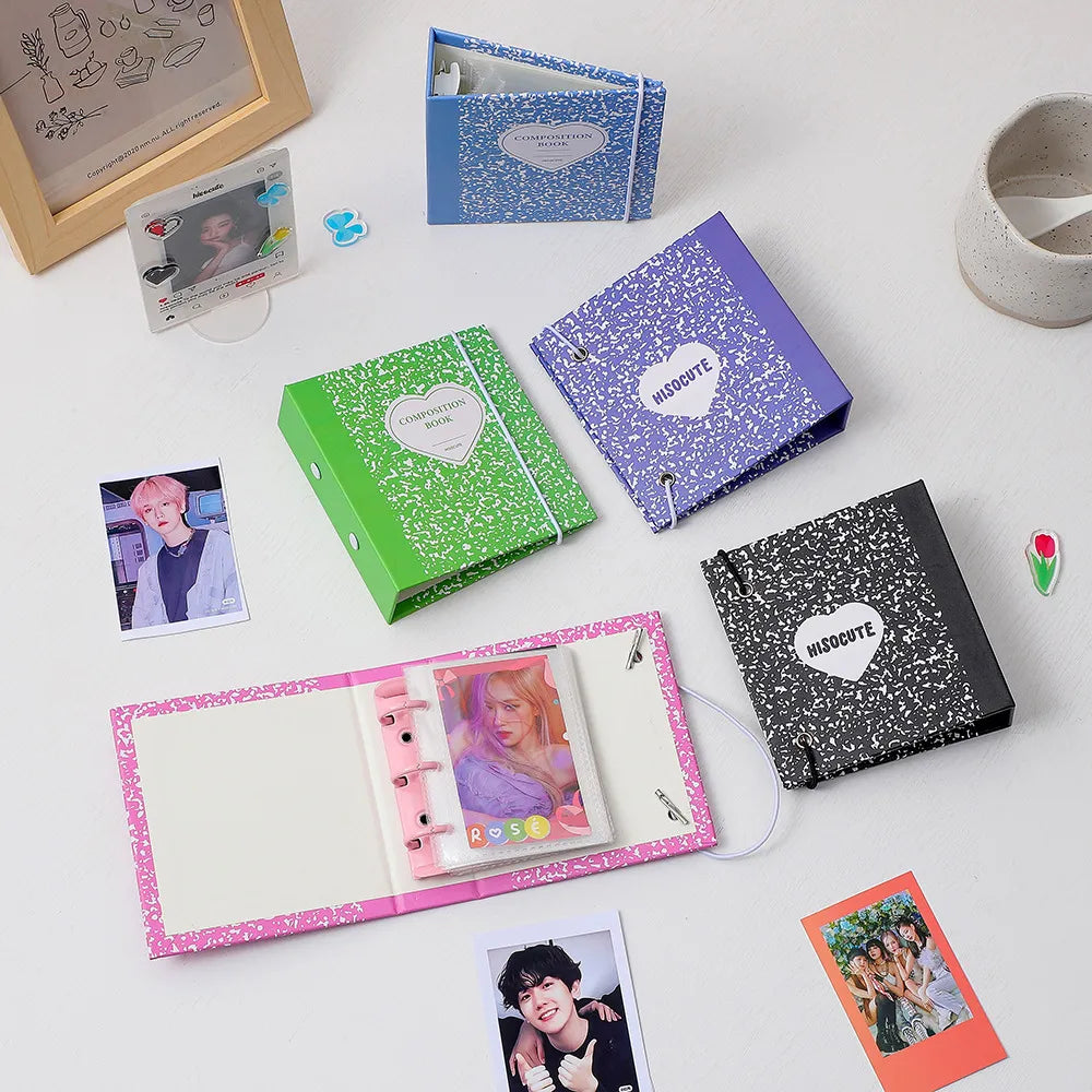 Love Heart Marble Photocard Binder