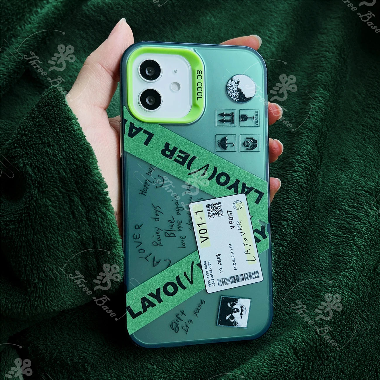 Taehyung Layover Case for iPhone ShockProof