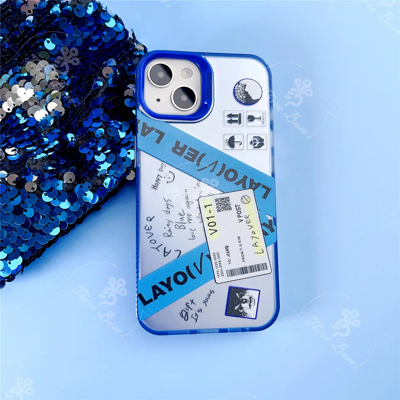 Taehyung Layover Case for iPhone ShockProof