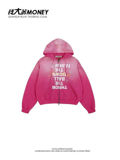 H2H Stella & RIIZE Sakuya Style Rude Pink Hoodie