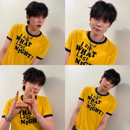 TXT Yeonjun & Taemin Style Last Night Tee
