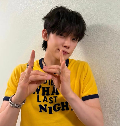 TXT Yeonjun & Taemin Style Last Night Tee