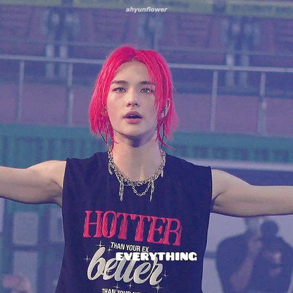 Hyunjin’s Style Hotter Than Your Ex Tee - K-STAR
