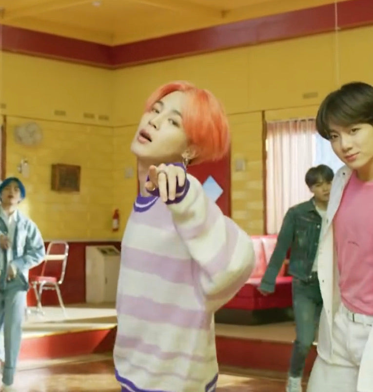 BTS JIMIN STYLE BOY WITH LUV SWEATSHIRT