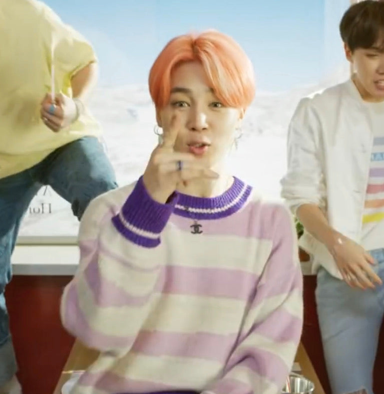 BTS JIMIN STYLE BOY WITH LUV SWEATSHIRT – Inssa Unnie 인싸언니